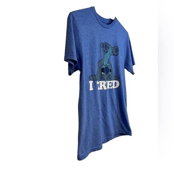 Disney Stitch "I TRIED" Blue Short Sleeve Tee Size S - Picture 4 of 13
